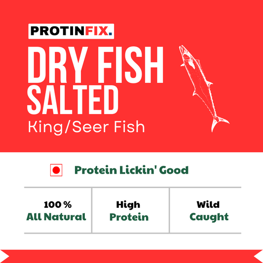 High-quality, wild caught dry kingfish with no preservatives or additives. Sourced from costal area, traditionally sun-dried and expertly processed for convenient cooking. Rich in protein and omega-3 fatty acids, it's a healthy and satisfying meal.