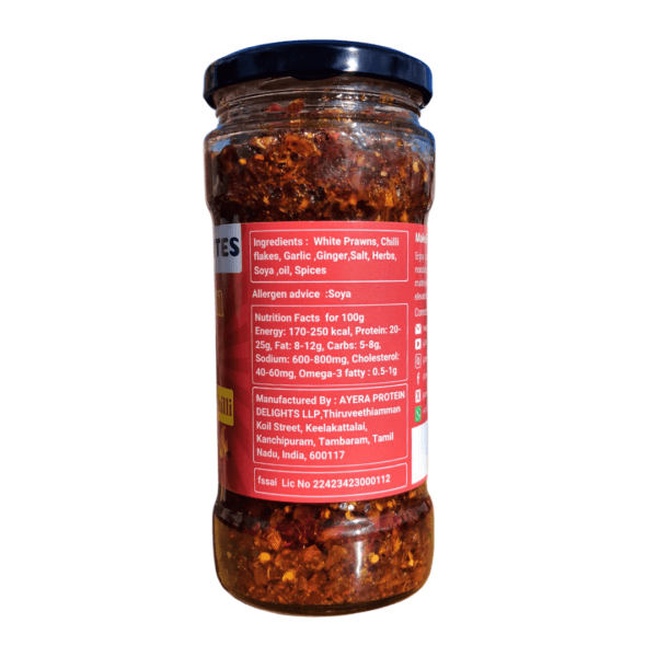 ZestBites Mutton Crisp Chilli Garlic Oil in jar