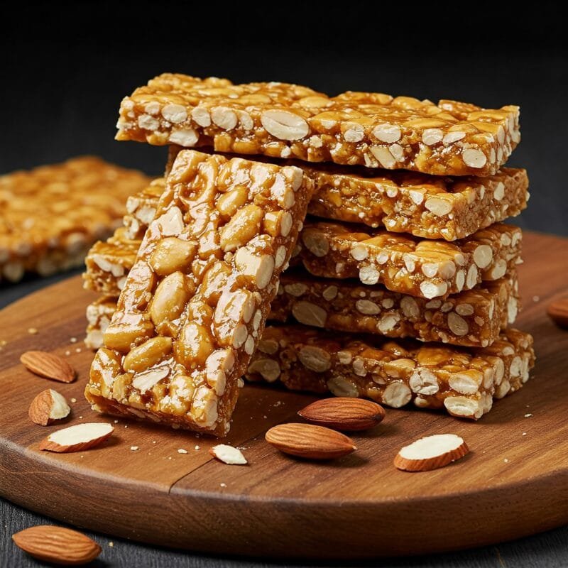 ZestBites Almond Chikki Bar – Crunchy & Nutritious | Pack of 20 - Image 3