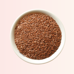bowl of Flax Seeds
