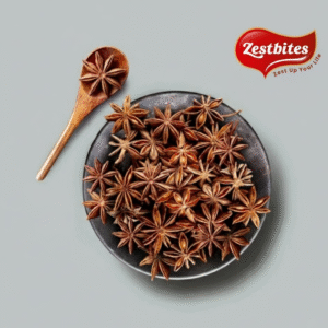 bowl of Star Anise near one Star Anise in spoon