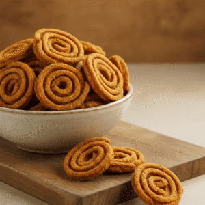 Crunchy jowar murukkulu in India—fiber-rich, protein-packed, and guilt-free. Order millet snacks online today!