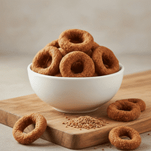 Crunchy ragi chegodilu in India—fiber-rich, protein-packed, and guilt-free. Order millet snacks online today!